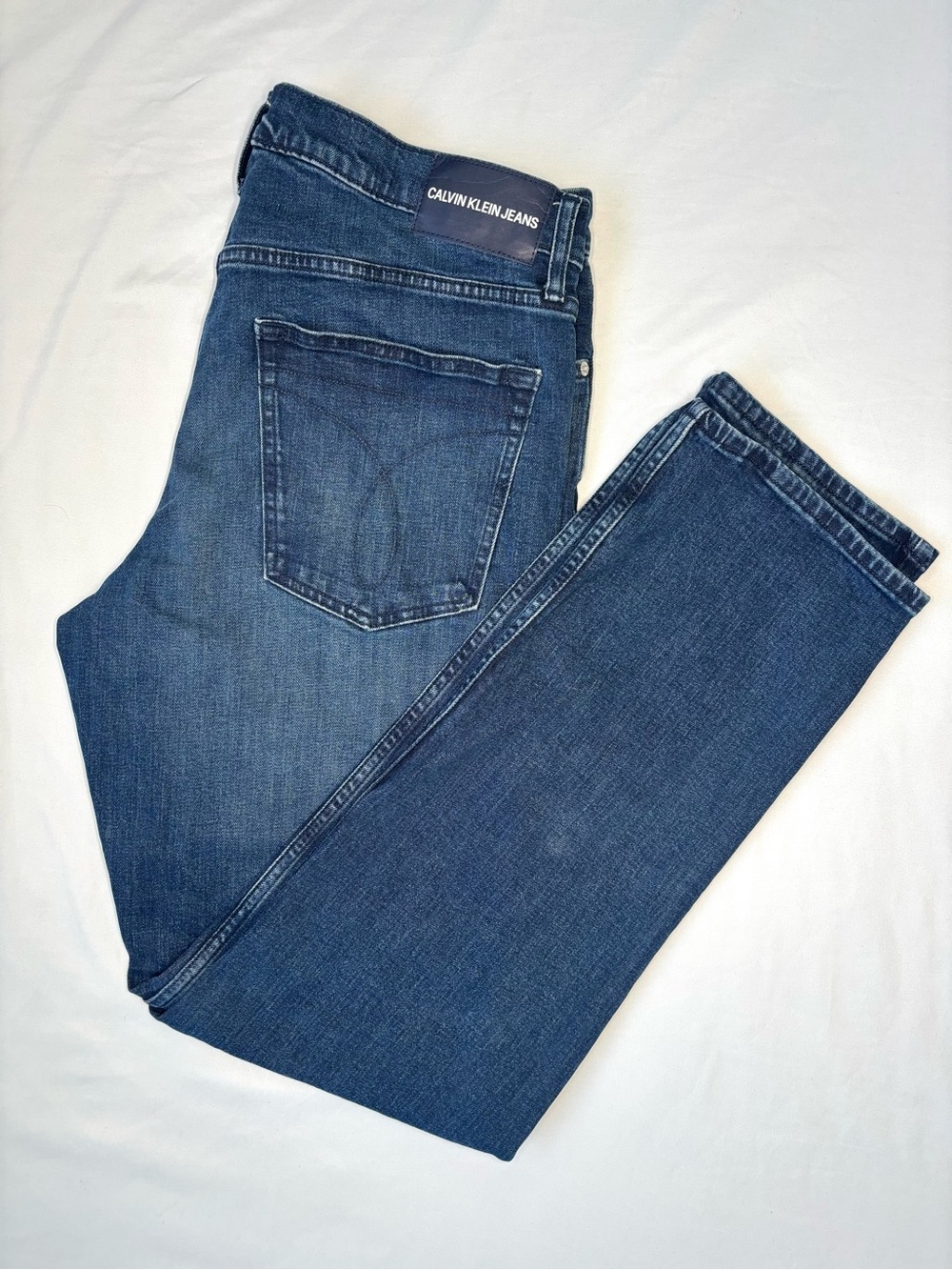 Calvin Klein Jeans CKJ 035 Men's Blue Slim Straight Jeans